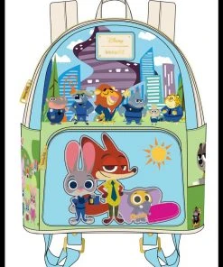 Quantum Collectibles Loungefly Disney Zootopia Chibi Mini Backpack
