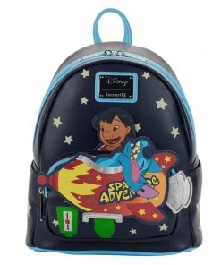 Quantum Collectibles Loungefly Disney Lilo & Stitch Space Adventure Glow In The Dark Mini Backpack Preorder
