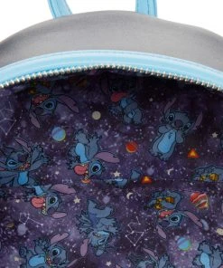 Quantum Collectibles Loungefly Disney Lilo & Stitch Space Adventure Glow In The Dark Mini Backpack Preorder
