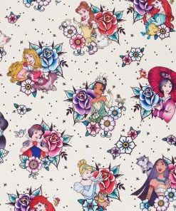 Quantum Collectibles Loungefly Disney Princess Floral Tattoo Mini Backpack Preorder