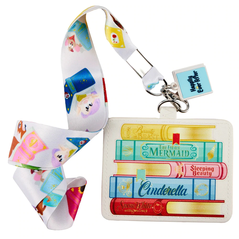 Quantum Collectibles Loungefly Disney Princess Books Classics Lanyard With Card Holder Preorder 5 Quantum Collectibles Loungefly Disney Princess Books Classics Lanyard With Card Holder Preorder