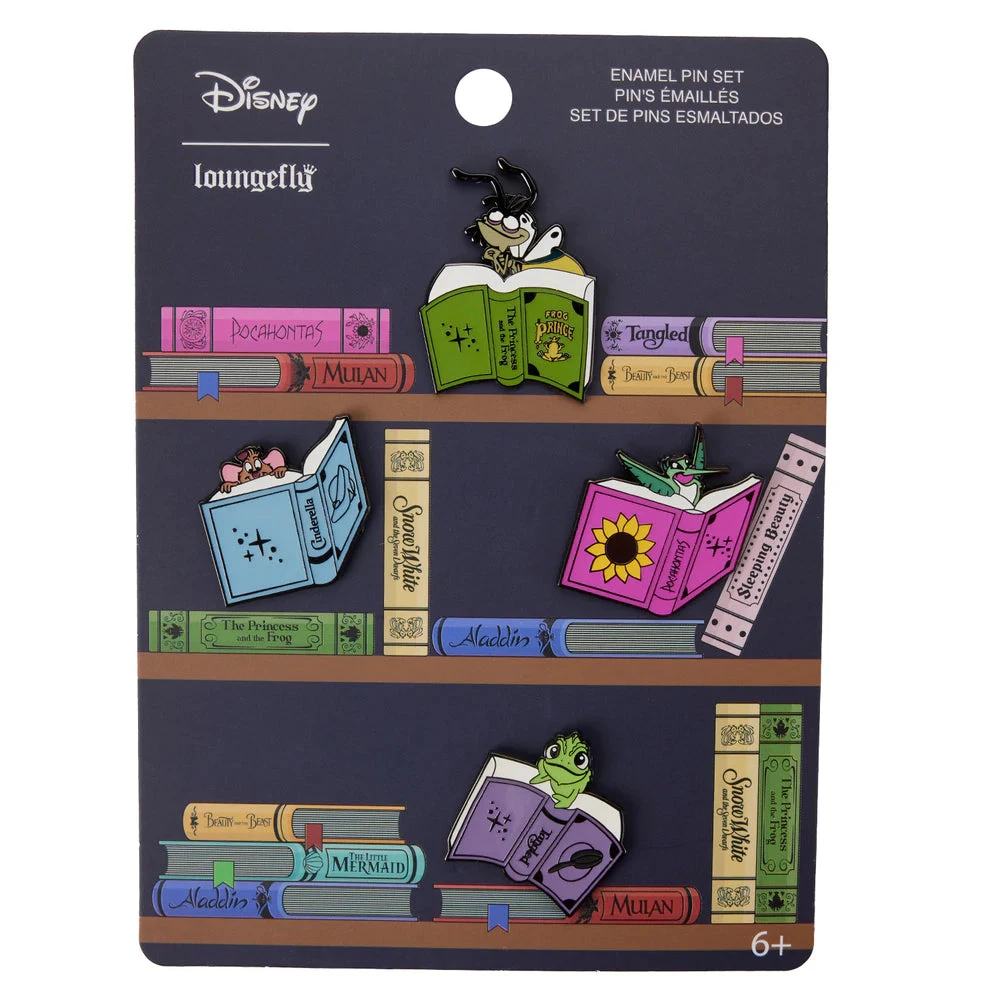 Quantum Collectibles Loungefly Disney Princess Books Classics 4pc Pin Set Preorder 4 Quantum Collectibles Loungefly Disney Princess Books Classics 4pc Pin Set Preorder