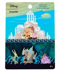 Quantum Collectibles Loungefly Hercules 4pc Pin Set Preorder