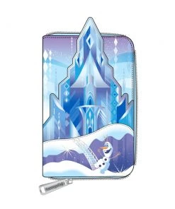 Quantum Collectibles Loungefly Frozen Princess Elsa Castle Zip Around Wallet Preorder