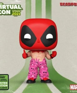 Quantum Collectibles Funko Pop! Deadpool Teddy Pyjamas ECCC 2021 Exclusive Funko Pop! Vinyls