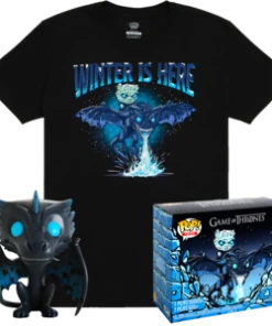 Quantum Collectibles Funko Pop! Game Of Thrones Icy Viserion Vinyl Figure & T-Shirt - BoxLunch Exclusive Funko Pop! Vinyls