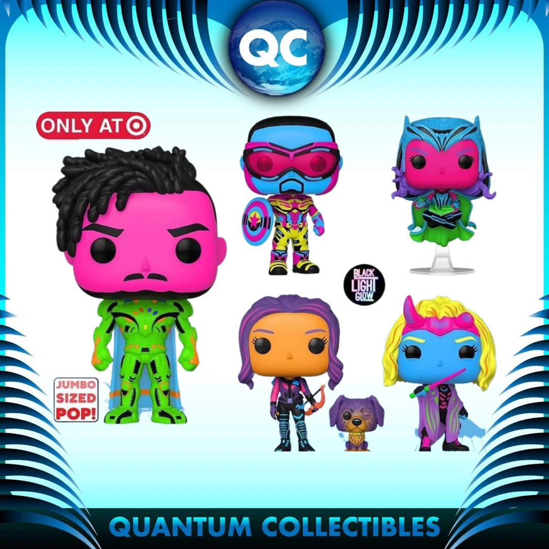 Quantum Collectibles Bundles Funko Fair 22 Marvel Blacklight Bundle Of 5 Target Exclusives Preorder 3 Quantum Collectibles Bundles Funko Fair 22 Marvel Blacklight Bundle Of 5 Target Exclusives Preorder