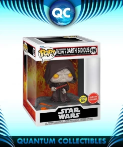 Quantum Collectibles Funko Pop! Star Wars Red Saber Series Vol 1 Darth Sidious GameStop GITD Exclusive Preorder Funko Pop! Vinyls