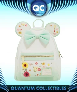 Quantum Collectibles Loungefly Exclusive Minnie Pressed Flower Bow Mini Backpack Preorder