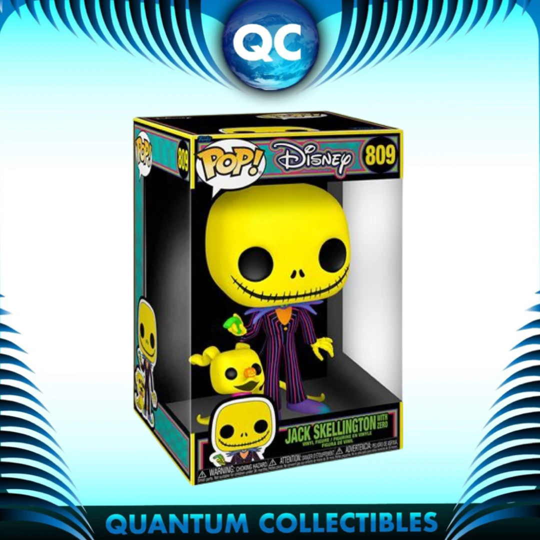 Quantum Collectibles Funko Pop! Nightmare Before Christmas Blacklight Jack Skellington And Zero 10 Inch Preorder Funko Pop! Vinyls 3 Quantum Collectibles Funko Pop! Nightmare Before Christmas Blacklight Jack Skellington And Zero 10 Inch Preorder Funko Pop! Vinyls