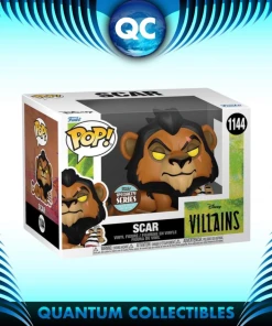 Quantum Collectibles Funko Pop! Disney Villains Scar Exclusive Pre-Order