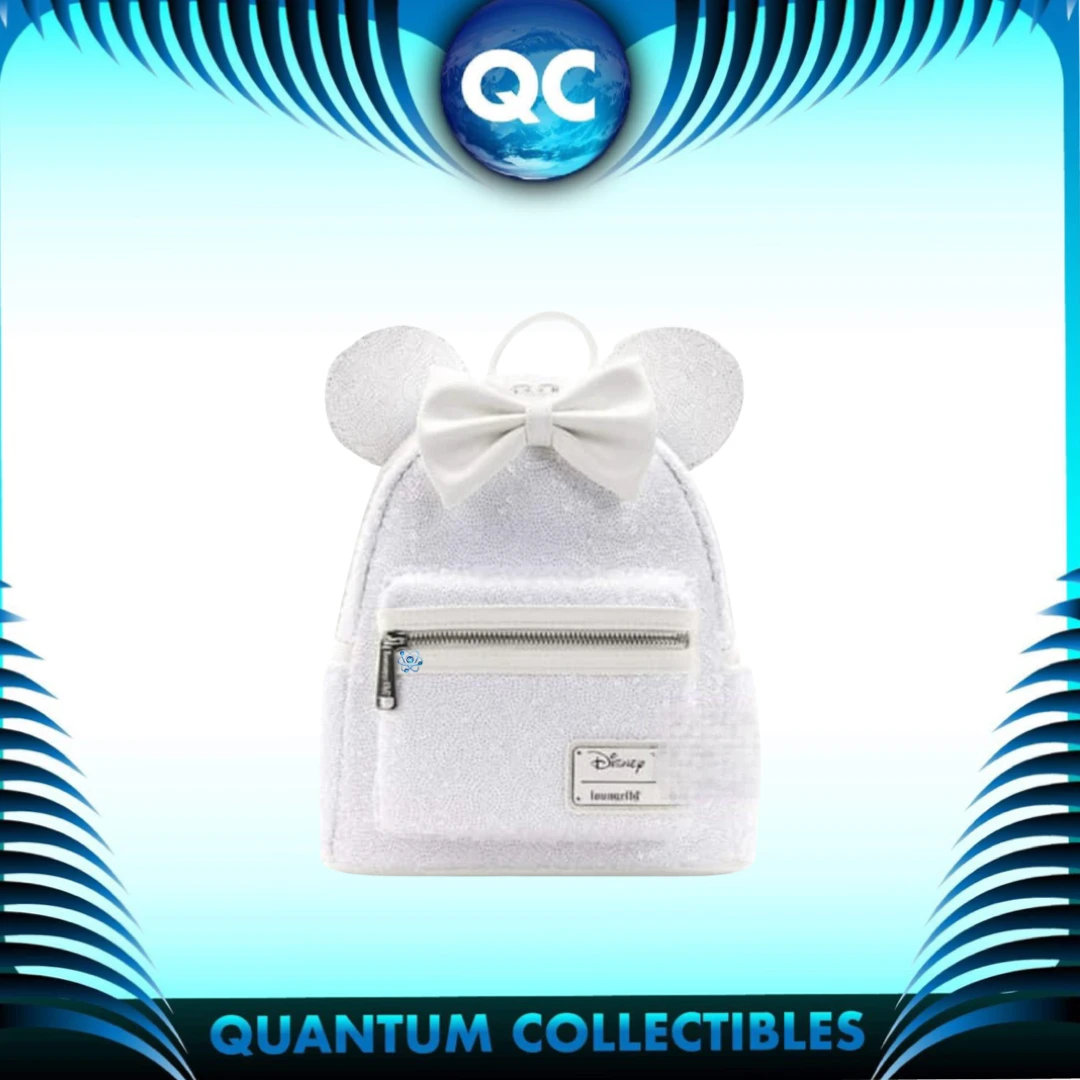 Quantum Collectibles Loungefly Minnie Mouse White Wedding Sequin Mini Backpack Preorder 3 Quantum Collectibles Loungefly Minnie Mouse White Wedding Sequin Mini Backpack Preorder