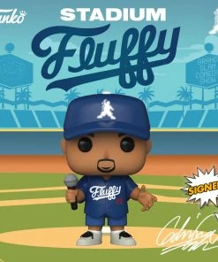 Quantum Collectibles Funko Pop! Gabriel Iglesias Blue Stadium Fluffy Signed Exclusive Preorder