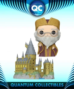 Quantum Collectibles Funko Harry Potter And The Sorcerer's Stone 20th Anniversary Dumbledore With Hogwarts Pop! Town Preorder Funko Pop! Vinyls