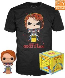 Quantum Collectibles Funko Pop! Movies Child’s Play 2 Chucky FYE Exclusive Pop And Tee Bundle Funko Pop! Vinyls