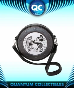 Quantum Collectibles Loungefly Disney Steamboat Willie Porthole Crossbody Preorder