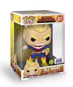 Quantum Collectibles Funko Pop! My Hero Academia GITD 10 Inch All Might Funimation Exclusive