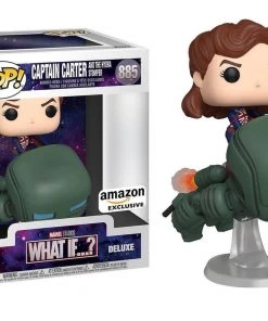 Quantum Collectibles Funko Pop! Marvel What If? Captain Carter On Hydrastomper Amazon Exclusive Preorder Funko Pop! Vinyls