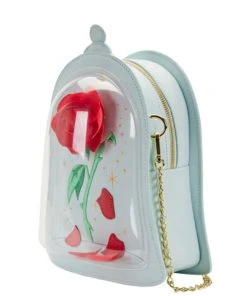 Quantum Collectibles Loungefly X Stitch Shoppe Beauty And The Beast Enchanted Rose Crossbody Preorder