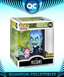 Quantum Collectibles Funko Pop! Villains Assemble Hades With Pain And Panic Hot Topic Exclusive Preorder
