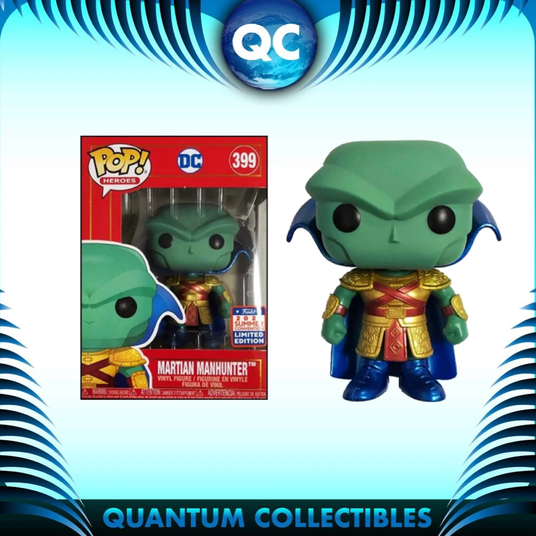 Quantum Collectibles Funko Pop! DC Imperial Martian Manhunter Metallic China Exclusive 3 Quantum Collectibles Funko Pop! DC Imperial Martian Manhunter Metallic China Exclusive