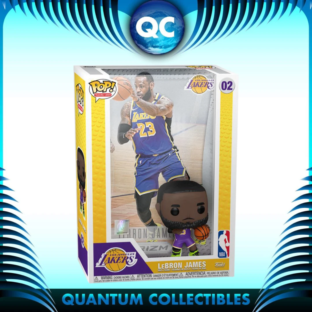 Quantum Collectibles Funko Fair 22: NBA Prizm Trading Card LeBron James Preorder Bundles 3 Quantum Collectibles Funko Fair 22: NBA Prizm Trading Card LeBron James Preorder Bundles