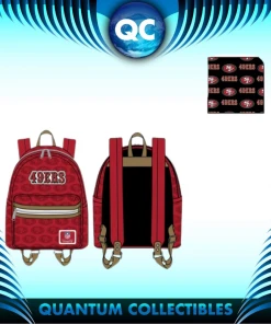 Quantum Collectibles Loungefly NFL San Francisco 49ers Mini Backpack US Exclusive