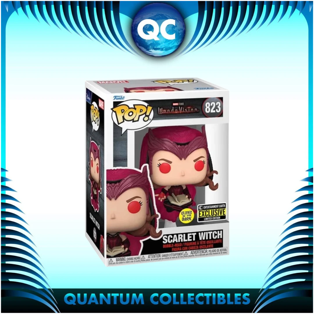 Quantum Collectibles Funko Pop! Wandavision - Scarlet Witch GITD Entertainment Earth Exclusive Pre-Order 3 Quantum Collectibles Funko Pop! Wandavision - Scarlet Witch GITD Entertainment Earth Exclusive Pre-Order
