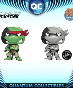 Quantum Collectibles Funko Pop! TMNT Michelangelo (Common And Chase Bundle) PX Previews Exclusive Preorder Funko Pop! Vinyls