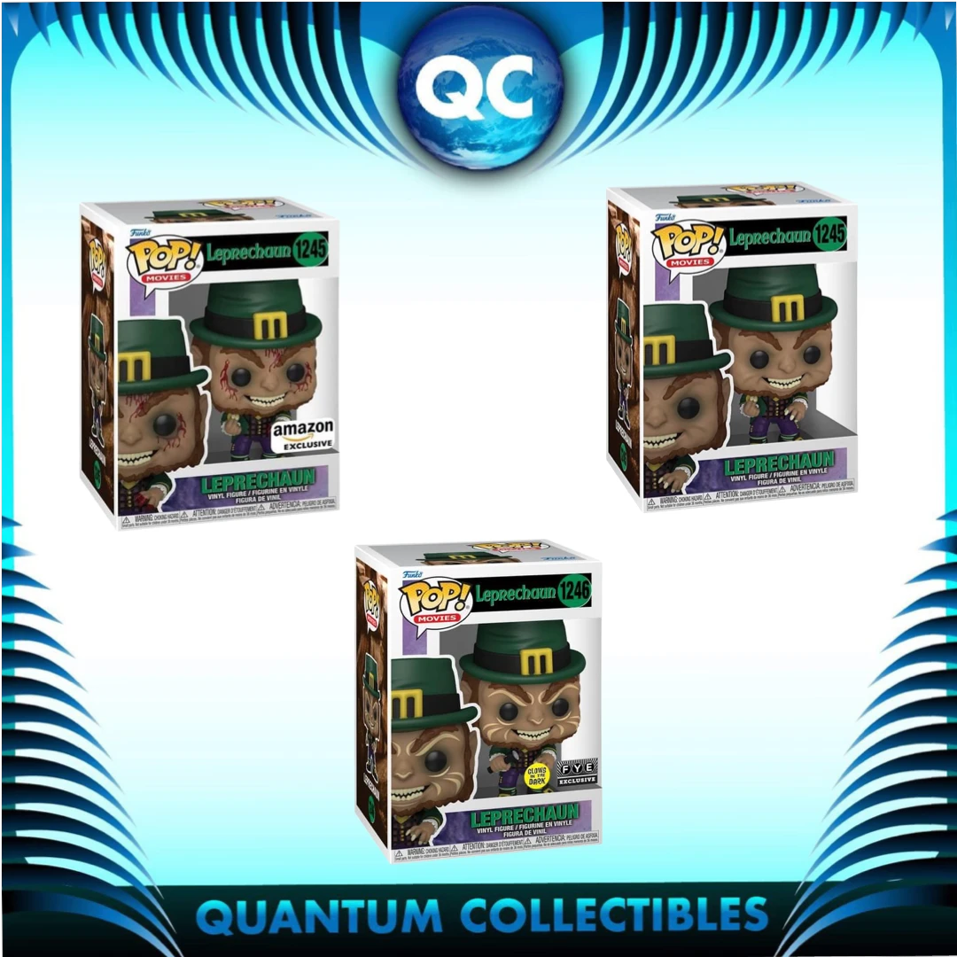 Quantum Collectibles Funko Pop! Vinyls Funko Pop! Leprechaun Bundle Of 3 Including US Exclusives Preorder 3 Quantum Collectibles Funko Pop! Vinyls Funko Pop! Leprechaun Bundle Of 3 Including US Exclusives Preorder