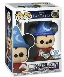 Quantum Collectibles Funko Pop! Disney Fantasia Sorcerer Mickey Diamond Funko Shop Exclusive