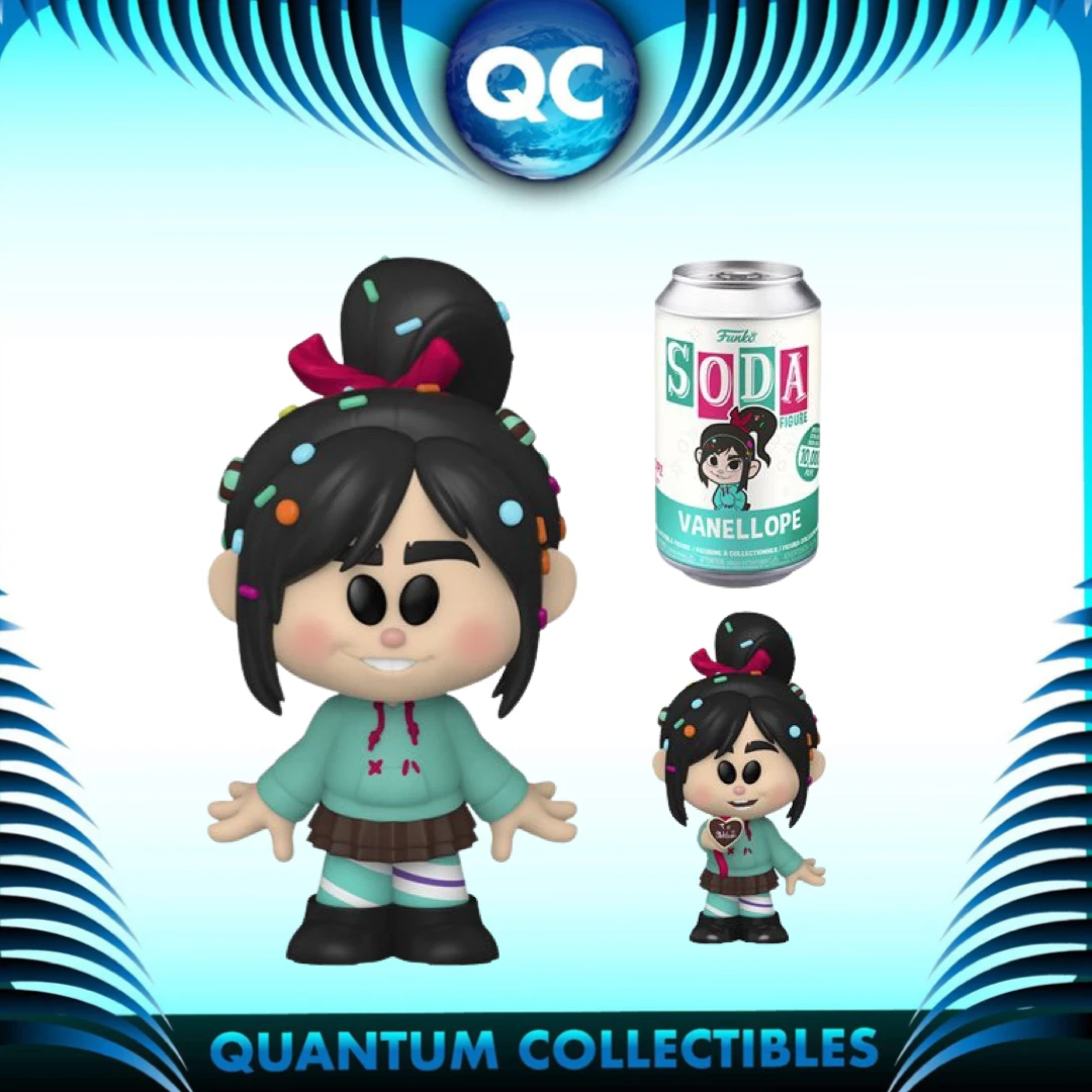 Quantum Collectibles Funko Wreck It Ralph Vanellope (1:6 Chance Of Chase) Soda Vinyl Figure Pre-order Pop Vinyls 3 Quantum Collectibles Funko Wreck It Ralph Vanellope (1:6 Chance Of Chase) Soda Vinyl Figure Pre-order Pop Vinyls