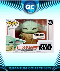 Quantum Collectibles Funko Pop! Vinyls Funko Pop! The Mandalorian Grogu Using The Force Amazon Exclusive Pre-Order