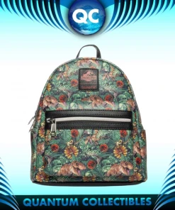 Quantum Collectibles Loungefly Jurassic Park Dinosaurs AOP Mini Backpack Preorder
