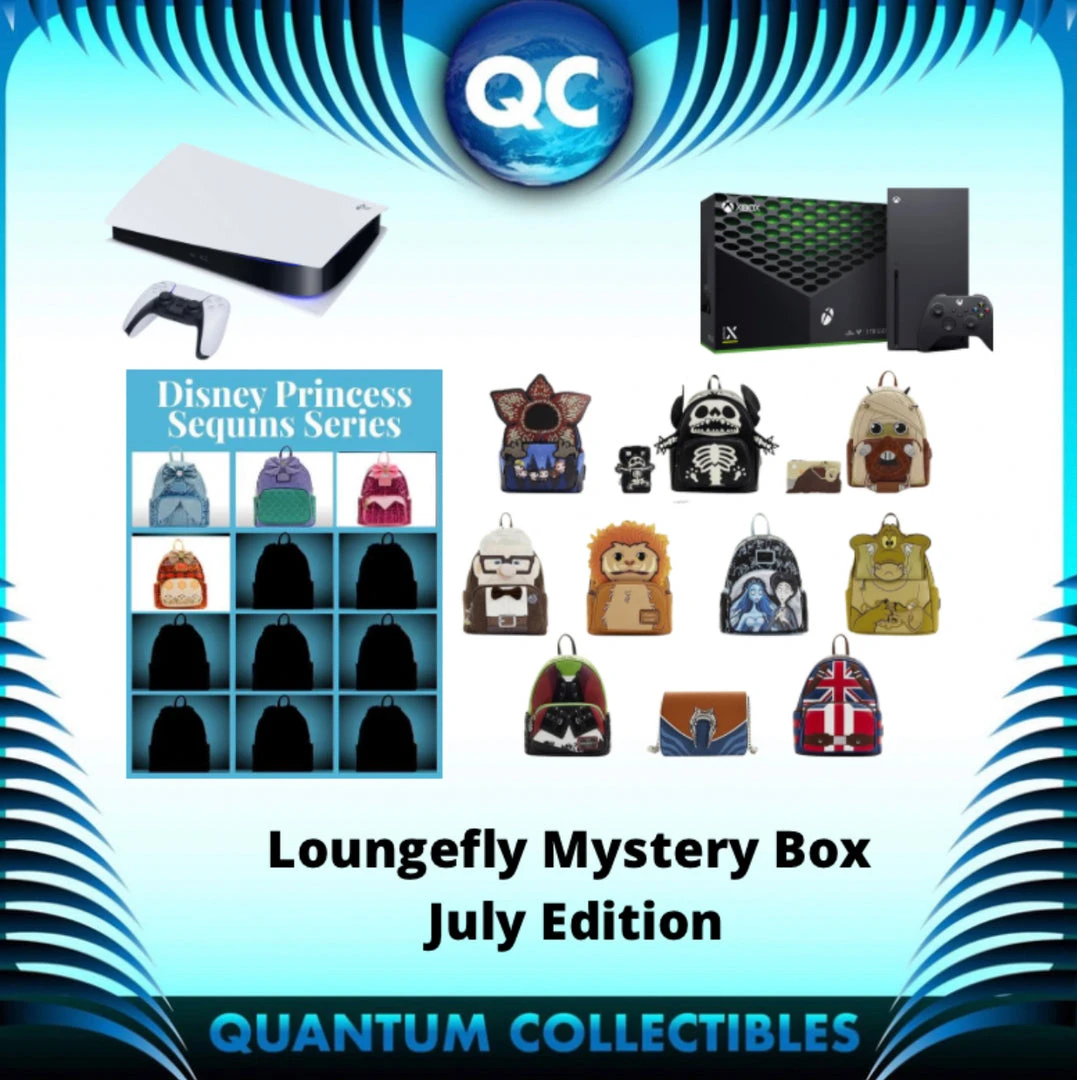 Quantum Collectibles Mystery Bundles Loungefly Mystery Box - July 3 Quantum Collectibles Mystery Bundles Loungefly Mystery Box - July