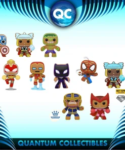 Quantum Collectibles Funko Pop! Marvel Gingerbread Bundle Of 10 Including US Exclusives Exclusive Preorder