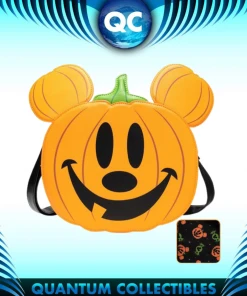 Quantum Collectibles Loungefly Mickey Mouse Jack-o'-Lantern Mickey Crossbody Preorder