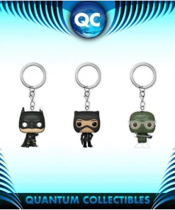 Quantum Collectibles Funko Pop! The Batman Keychain Bundle Preorder Funko Pop! Vinyls