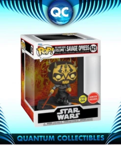 Quantum Collectibles Funko Pop! Star Wars Red Saber Series Savage Opress Game Stop Exclusive Preorder