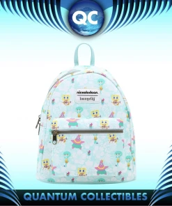 Quantum Collectibles Loungefly SpongeBob Hibiscus AOP Mini Backpack Preorder