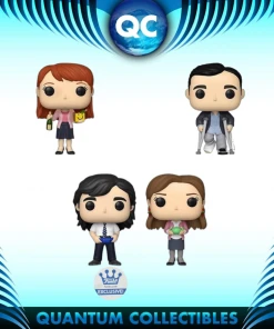 Quantum Collectibles Funko POP! The Office Bundle Of 4 Includes US Exclusive Preorder Funko Pop! Vinyls