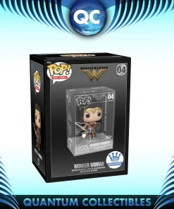 Quantum Collectibles USA Exclusive Stickered Pop Vinyls Funko Pop! DC Die Cast Wonder Woman Funko Exclusive Preorder