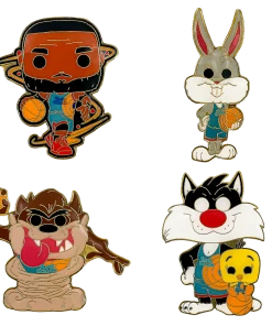 Quantum Collectibles Funko Pop! Vinyls Funko POP! 4pc Enamel Pin Set: Space Jam: A New Legacy - Tune Squad - Walmart Exclusive Preorder