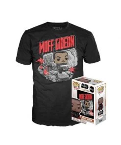 Quantum Collectibles Funko Pop! Star Wars The Mandalorian Moff Gideon Pop And Tee Bundle Target Exclusive