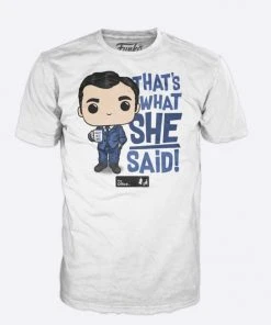 Quantum Collectibles Funko Pop! The Office Michael Scott Shirt Funko Shop Exclusive Preorder Funko Pop! Vinyls
