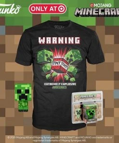 Quantum Collectibles Funko Pop! Minecraft Junior Tee With Pocket Pop Preorder