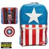 Quantum Collectibles Loungefly Captain America Cosplay Backpack With Pin Set - EE Exclusive Preorder 2 Quantum Collectibles Loungefly Captain America Cosplay Backpack With Pin Set - EE Exclusive Preorder