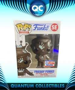 Quantum Collectibles Funko Pop! Vinyls Funko Pop! Funkon 2021 Art Series Freddy (Brown With Mint Crowns) Preorder