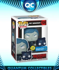 Quantum Collectibles Funko Pop! Vinyls Funko Pop! Pet Sematary GITD Gage And Church Walmart Exclusive Preorder