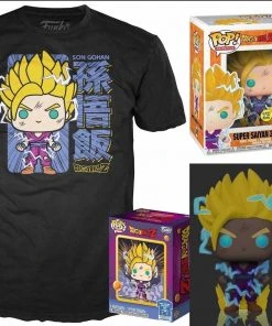 Quantum Collectibles Funko Pop! Dragon Ball Z Super Saiyan 2 Gohan GOTD GameStop Exclusive POP And Tee Bundle Funko Pop! Vinyls